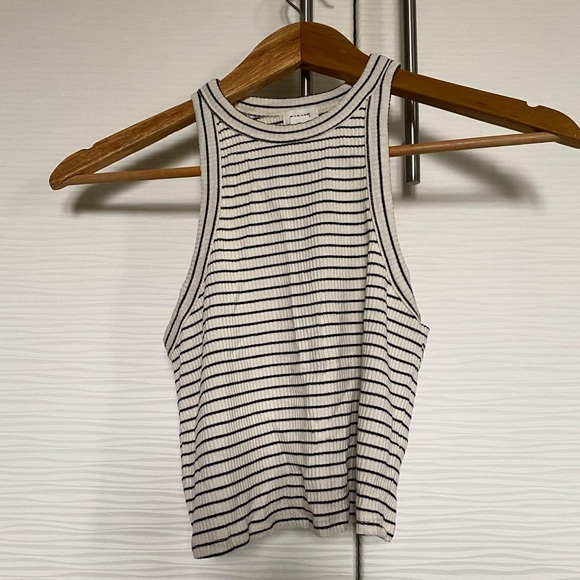 Garage Striped Crop Tank - Picture 2 of 3